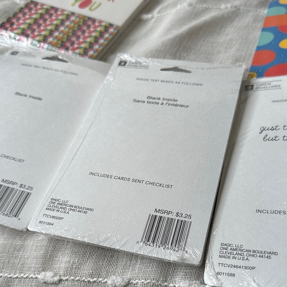 Thank You Card w/Envelopes Set of 36 cards (5 pks) Glitter Polka Dots NWT Thanks - Picture 9 of 10